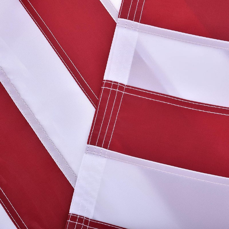 Olycole American Flag 5x8 FT, US Flag USA High Wind with Embroidered Stars, Sewn Stripes, Brass Grommets, Durable USA Flag Outdoor Outside - Image 3